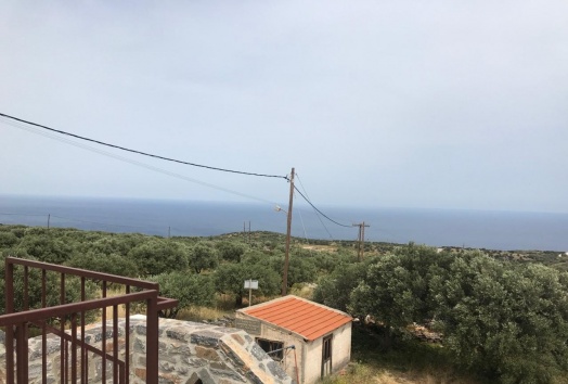 renovated, house, cafe, village, seaview, crete, greece, vacation, 