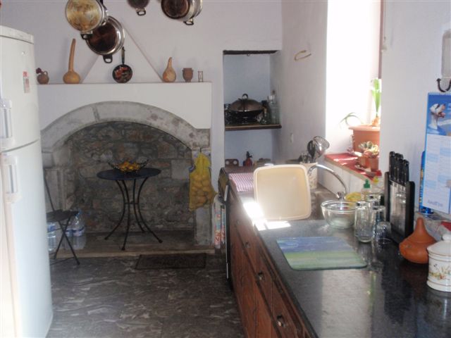 old renovated house for sale in village crete greece