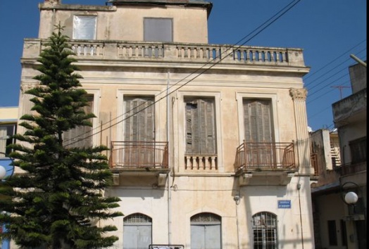old , traditional, mansion, in, neapoli, crete, greece